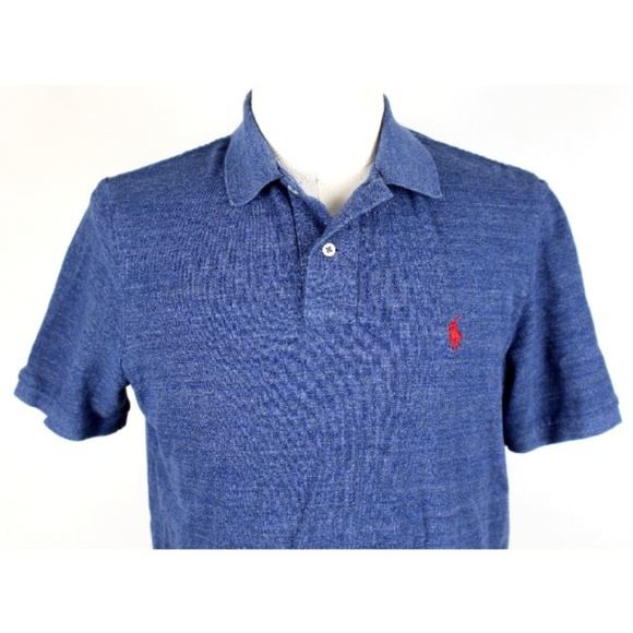 Polo Ralph Lauren Other - Ralph Lauren Heather Pique Polo Shirt Blue
